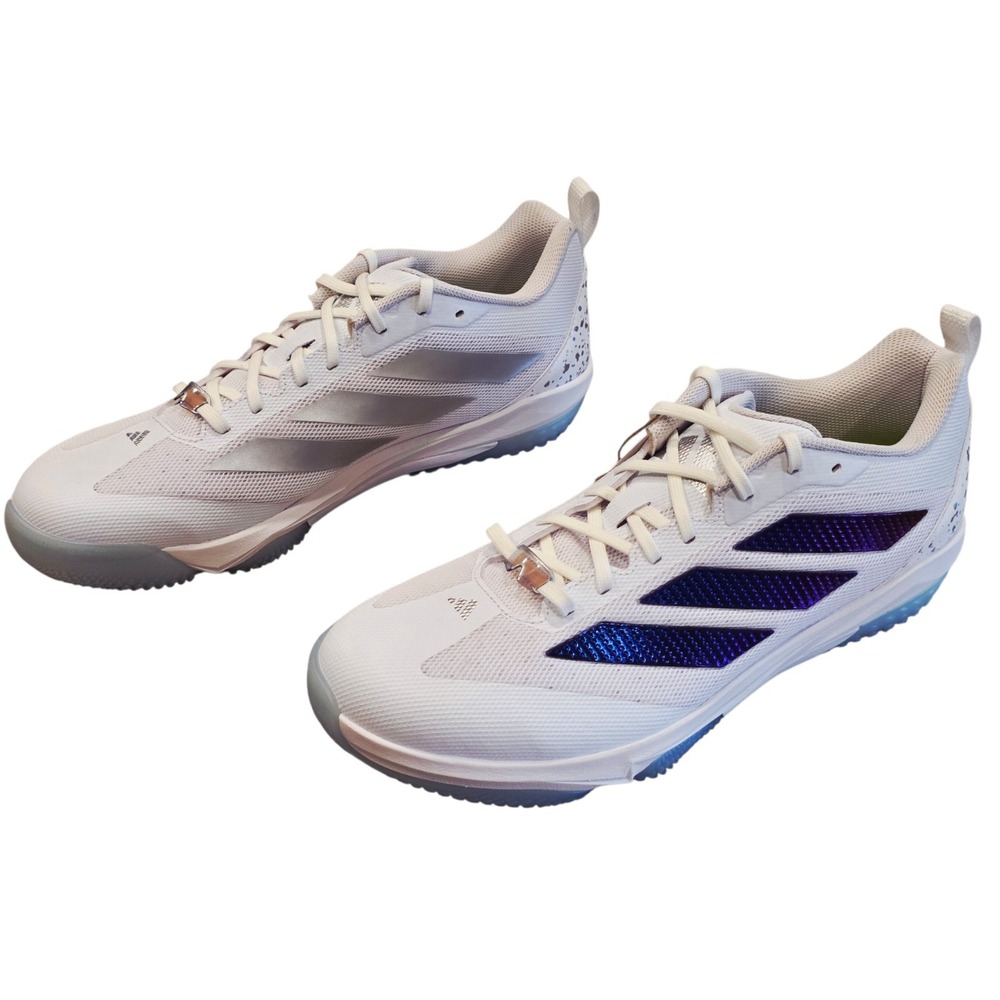 Adidas Adizero Impact TF 2.0 Baseball Turf Shoes - JQ2093 - White Men's Sz 14
